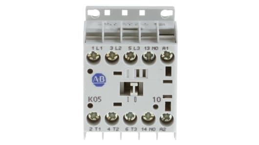 Rockwell, allen, bradley, allen-bradly, ethernet, ethernet-ip, ethernet/ip, CIP, industrial, OLC, communication, controller,100-K05ZJ10,Allen Bradley 100 Series 100K Contactor, 24 V dc Coil, 3 Pole, 5 A, 2.2 kW, 3NO