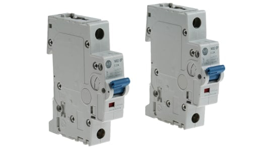 Rockwell, allen, bradley, allen-bradly, ethernet, ethernet-ip, ethernet/ip, CIP, industrial, OLC, communication, controller,1492-SPM1C020,Allen-Bradley 1492-SPM1C020 MCB Supplementary Protector 2 A