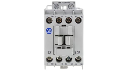 Rockwell, allen, bradley, allen-bradly, ethernet, ethernet-ip, ethernet/ip, CIP, industrial, OLC, communication, controller,700-CF400KJ,Allen Bradley Contactor Relay - 4NO, 10 A Contact Rating, 700 SeriesRockwell700-CF400KJAllen Bradley Contactor Relay - 4NO, 10 A Contact Rating, 700 Series