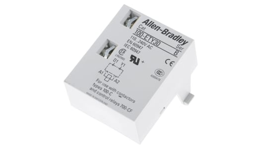 Rockwell, allen, bradley, allen-bradly, ethernet, ethernet-ip, ethernet/ip, CIP, industrial, OLC, communication, controller,100-ETY30,Allen Bradley Bulletin Contactor Timer
