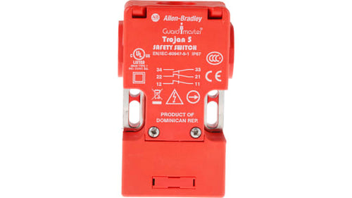Rockwell, allen, bradley, allen-bradly, ethernet, ethernet-ip, ethernet/ip, CIP, industrial, OLC, communication, controller,440K-T11118,Allen-Bradley 440K-T11118 Guardmaster Trojan 5 Tongue Interlock