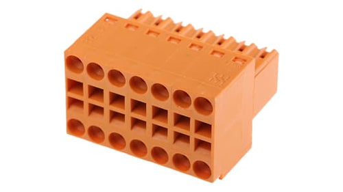 Electrical components near me, Electrical components store in Nigeria,weidmuller B2L 3.50/14/180 SN OR BX - 1727600000 B2L 3.50 14-pin Pluggable Terminal Block, 3.5mm Pitch, 2 Rows, Screw Termination,Industrial Connectivity,Automation,Digitalization,Electrical Components,Terminal Blocks,Wire Processing,Enclosures,Sensors and Actuators,Energy Management,weidmuller
