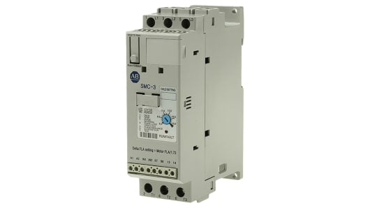 Rockwell, allen, bradley, allen-bradly, ethernet, ethernet-ip, ethernet/ip, CIP, industrial, OLC, communication, controller,150-C19NBR,Allen Bradley 7.5 kW Soft Starter, 460 V ac, 3 Phase, IP2X