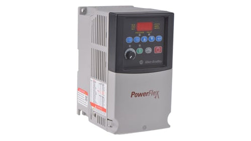 Rockwell, allen, bradley, allen-bradly, ethernet, ethernet-ip, ethernet/ip, CIP, industrial, OLC, communication, controller,22A-D6P0N104,Allen Bradley PowerFlex 4 Inverter Drive, 3-Phase In, 240Hz Out, 2.2 kW, 400 V ac, 6 A