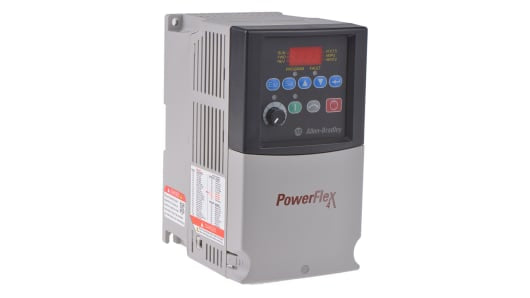 Rockwell, allen, bradley, allen-bradly, ethernet, ethernet-ip, ethernet/ip, CIP, industrial, OLC, communication, controller,22A-D6P0N104,Allen Bradley PowerFlex 4 Inverter Drive, 3-Phase In, 240Hz Out, 2.2 kW, 400 V ac, 6 A
