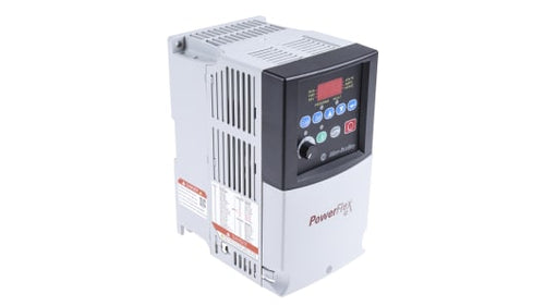 Rockwell, allen, bradley, allen-bradly, ethernet, ethernet-ip, ethernet/ip, CIP, industrial, OLC, communication, controller,22B-D4P0N104,Allen Bradley PowerFlex 40 Inverter Drive, 3-Phase In, 400Hz Out, 1.5 kW, 400 V ac, 4 A