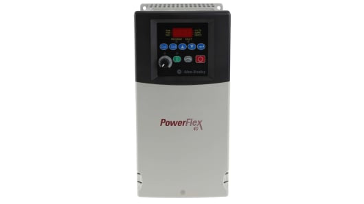 Rockwell, allen, bradley, allen-bradly, ethernet, ethernet-ip, ethernet/ip, CIP, industrial, OLC, communication, controller,22B-D012N104,Allen Bradley PowerFlex 40 Inverter Drive, 3-Phase In, 400Hz Out, 5.5 kW, 400 V ac, 12 A
