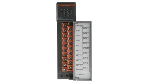 Rockwell, allen, bradley, allen-bradly, ethernet, ethernet-ip, ethernet/ip, CIP, industrial, OLC, communication, controller,1746-OW16,Allen Bradley PLC I/O Module for use with SLC 500 Series, Digital, Relay, 1746, 5 ? 125 V dc, 5 ? 265 V