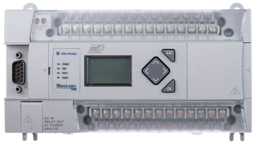 Rockwell, allen, bradley, allen-bradly, ethernet, ethernet-ip, ethernet/ip, CIP, industrial, OLC, communication, controller,1766-L32BWAA,Allen Bradley PLC I/O Module for use with MicroLogix 1400 Series, 87 x 180 x 90 mm, Digital, Relay, 1766