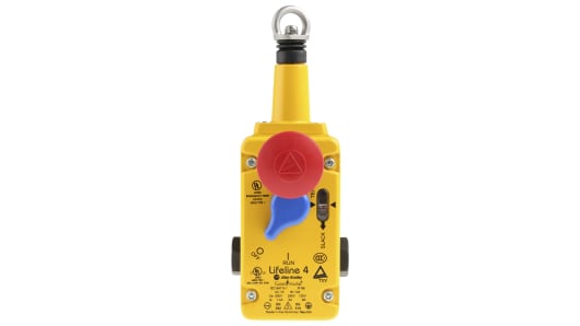 Rockwell, allen, bradley, allen-bradly, ethernet, ethernet-ip, ethernet/ip, CIP, industrial, OLC, communication, controller,440E-L13137,Allen-Bradley 440E-L13137 Guardmaster Lifeline 4 Cable Pull Switch