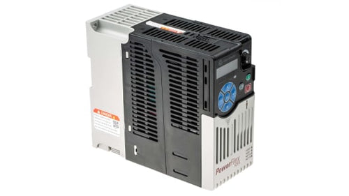 Allen Bradley PowerFlex 525 Inverter Drive, 3-Phase In, 500Hz Out, 0.4 kW, 400 V ac, 1.4 ARockwell25B-D1P4N114Allen Bradley PowerFlex 525 Inverter Drive, 3-Phase In, 500Hz Out, 0.4 kW, 400 V ac, 1.4 A