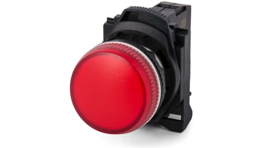 Rockwell, allen, bradley, allen-bradly, ethernet, ethernet-ip, ethernet/ip, CIP, industrial, OLC, communication, controller,800FP-P4PN5R,Allen-Bradley 800FP-P4PN5R 22mm Pilot Light 800F PB