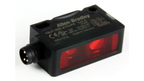 Rockwell, allen, bradley, allen-bradly, ethernet, ethernet-ip, ethernet/ip, CIP, industrial, OLC, communication, controller,42JT-B2LAT2-P4,Allen Bradley Background Suppression Photoelectric Sensor, Block Sensor, 3 mm ? 400 mm Detection Range IO-LINK