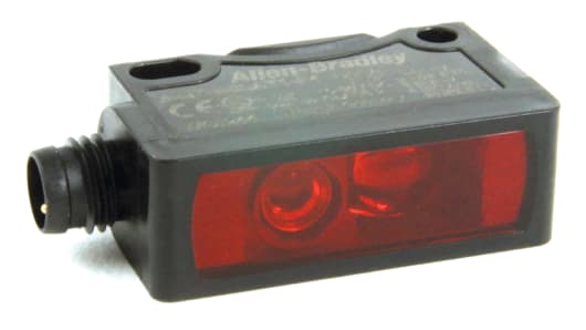 Rockwell, allen, bradley, allen-bradly, ethernet, ethernet-ip, ethernet/ip, CIP, industrial, OLC, communication, controller,42JT-B8LAT1-P4,Allen Bradley Background Suppression Photoelectric Sensor, Block Sensor, 4 ? 120 mm Detection Range IO-LINK