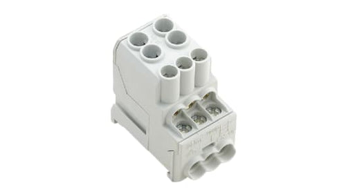Electrical components near me, Electrical components store in Nigeria,weidmuller 1561910000 Distribution Block, 6 Way, 10 mm², 25 mm², 100A, 690 V ac/dc, Grey,Industrial Connectivity,Automation,Digitalization,Electrical Components,Terminal Blocks,Wire Processing,Enclosures,Sensors and Actuators,Energy Management,weidmuller