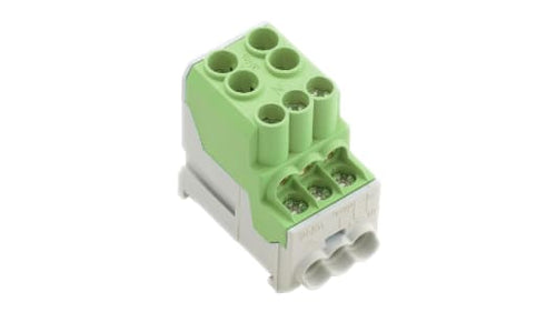 Electrical components near me, Electrical components store in Nigeria,weidmuller 1561930000 Distribution Block, 6 Way, 10 mm², 25 mm², 100A, 690 V ac/dc, Green,Industrial Connectivity,Automation,Digitalization,Electrical Components,Terminal Blocks,Wire Processing,Enclosures,Sensors and Actuators,Energy Management,weidmuller