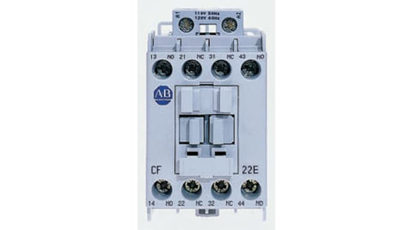 Rockwell, allen, bradley, allen-bradly, ethernet, ethernet-ip, ethernet/ip, CIP, industrial, OLC, communication, controller,700-CF310KF,Allen Bradley Contactor Relay - 3NO + 1NC, 10 A Contact Rating, 700 Series