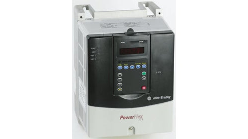 Rockwell, allen, bradley, allen-bradly, ethernet, ethernet-ip, ethernet/ip, CIP, industrial, OLC, communication, controller,20AC011A0AYNANC0,Allen Bradley PowerFlex 70 Inverter Drive, 3-Phase In, 500Hz Out, 5.5 kW, 400 V ac, 11.5 A