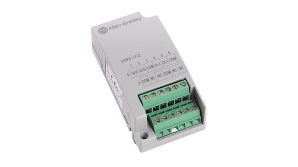 Rockwell, allen, bradley, allen-bradly, ethernet, ethernet-ip, ethernet/ip, CIP, industrial, OLC, communication, controller,2080-TC2,Allen Bradley PLC I/O Module for use with Micro 830 Series, Analogue, Analogue, 0 ? 10 V
