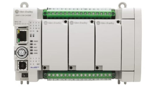 Rockwell, allen, bradley, allen-bradly, ethernet, ethernet-ip, ethernet/ip, CIP, industrial, OLC, communication, controller,2080-LC50-24AWB,Allen Bradley Micro850 PLC CPU - 14 Inputs, 10 Outputs, Relay, For Use With Micro800 Series, Ethernet, USB Networking