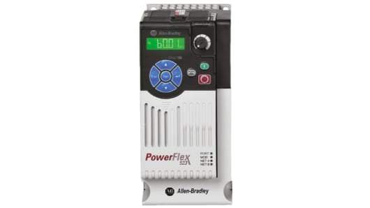 Allen Bradley PowerFlex 523 Inverter Drive, 3-Phase In, 4 kW, 400 V ac, 10.5 ARockwell25A-D010N114Allen Bradley PowerFlex 523 Inverter Drive, 3-Phase In, 4 kW, 400 V ac, 10.5 A