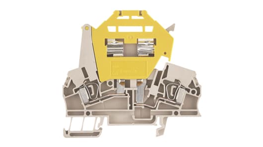 Electrical components near me, Electrical components store in Nigeria,weidmuller 1730900000 Beige Z Fused DIN Rail Terminal, Single level, 0.5 ? 4mm², 500 V ac/dc,Industrial Connectivity,Automation,Digitalization,Electrical Components,Terminal Blocks,Wire Processing,Enclosures,Sensors and Actuators,Energy Management,weidmuller
