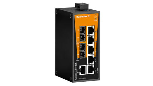 Electrical components near me, Electrical components store in Nigeria,weidmuller 1240910000 WeidmullerIE-SW-BL08 Series DIN Rail Mount Unmanaged Ethernet Switch, 6 RJ45 Ports, 100Mbit/s Transmission, 12/24/48V dc,Industrial Connectivity,Automation,Digitalization,Electrical Components,Terminal Blocks,Wire Processing,Enclosures,Sensors and Actuators,Energy Management,weidmuller