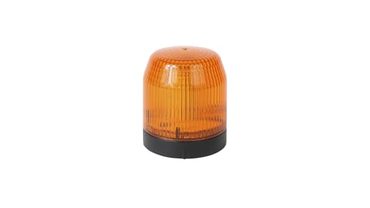 Allen Bradley 856T Series Amber Strobe Effect Beacon Tower, 24 V ac/dc, LED Bulb, IP66, IP67, Black Housing