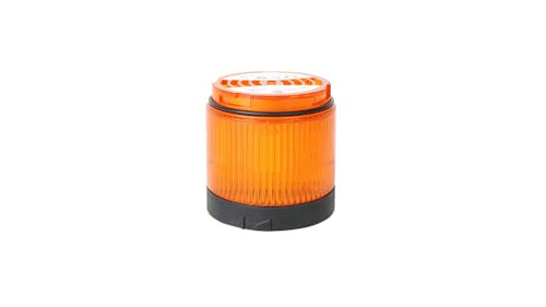 Allen Bradley 856T Series Amber Steady Effect Beacon Tower, 24 V ac/dc, LED Bulb, IP66, IP67, Black Housing