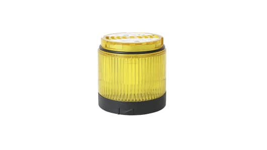 Rockwell, allen, bradley, allen-bradly, ethernet, ethernet-ip, ethernet/ip, CIP, industrial, OLC, communication, controller,856T-BT8,Allen Bradley 856T Series Yellow Steady Effect Beacon Tower, 24 V ac/dc, LED Bulb, IP66, IP67, Black Housing