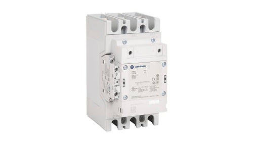 Rockwell, allen, bradley, allen-bradly, ethernet, ethernet-ip, ethernet/ip, CIP, industrial, OLC, communication, controller,100-E205KD11,Allen Bradley 100-E Contactor, 100 ? 250 V dc Coil, 3 Pole, 205 A, 110 kW, 1NO + 1NC