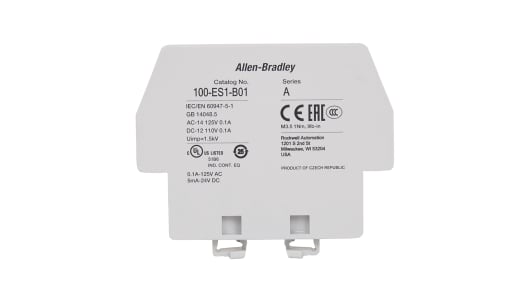 Rockwell, allen, bradley, allen-bradly, ethernet, ethernet-ip, ethernet/ip, CIP, industrial, OLC, communication, controller,100-ES3-11,Allen Bradley Auxiliary Contact -