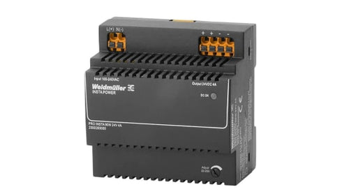 Electrical components near me, Electrical components store in Nigeria,weidmuller 2580260000 PRO INSTA DIN Rail Power Supply, 85 ? 264V ac ac, dc Input, 24V dc dc Output, 4A Output,Industrial Connectivity,Automation,Digitalization,Electrical Components,Terminal Blocks,Wire Processing,Enclosures,Sensors and Actuators,Energy Management,weidmuller