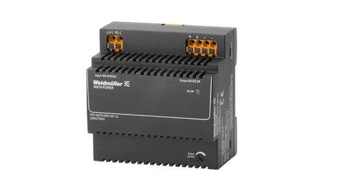 Electrical components near me, Electrical components store in Nigeria,weidmuller 2580270000 PRO INSTA DIN Rail Power Supply, 85 ? 264V ac ac, dc Input, 48V dc dc Output, 2A Output,Industrial Connectivity,Automation,Digitalization,Electrical Components,Terminal Blocks,Wire Processing,Enclosures,Sensors and Actuators,Energy Management,weidmuller